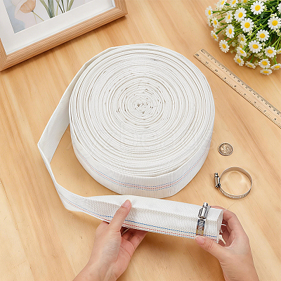 1 Roll PVC & Polyester Garden Water Hose AJEW-BC0011-18A-1