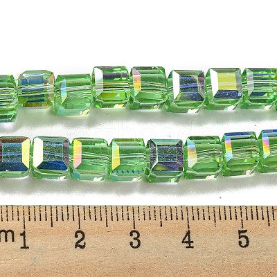 Electroplate Glass Beads Strands EGLA-M031-01A-HR-1