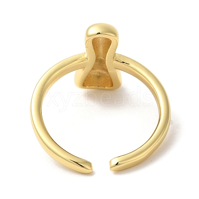 Brass Open Cuff Rings RJEW-U008-06I-G-1