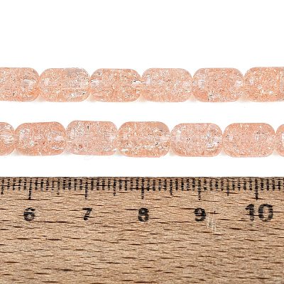 Transparent Crackle Glass Beads Strands GLAA-NH0001-04-A04-1
