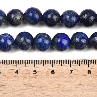 Natural Lapis Lazuli Beads Strands G-S333-10mm-013-1