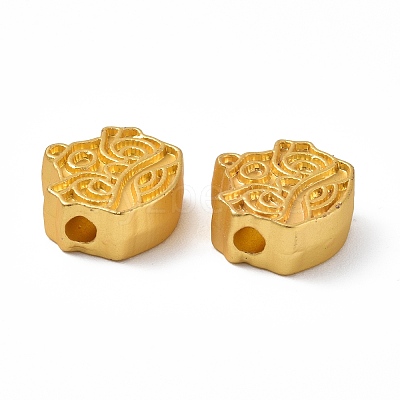 Rack Plating Alloy Beads PALLOY-I215-30G-1