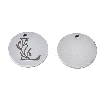 Non-Tarnish 304 Stainless Steel Charms STAS-T059-26P-L-1