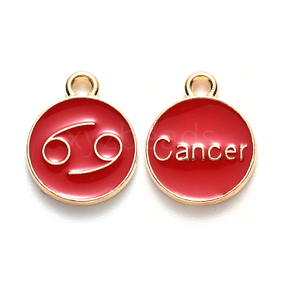 Alloy Enamel Pendants LS-X-ENAM-S124-01A-07D-1