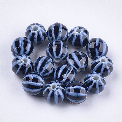 Handmade Porcelain Beads X-PORC-S498-24J-1