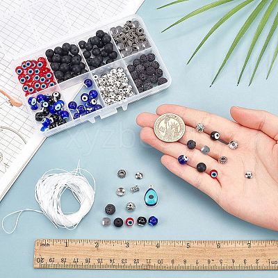 DIY Hamsa Hand with Evil Eye Bracelets Making Kits DIY-SC0025-22-1