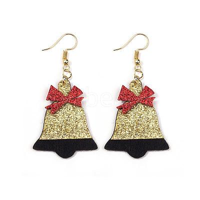 Christmas Iron Acrylic Dangle Earrings FS-WG00170-08-1