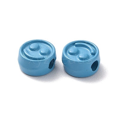 Spray Painted Alloy Beads PALLOY-M215-16F-1