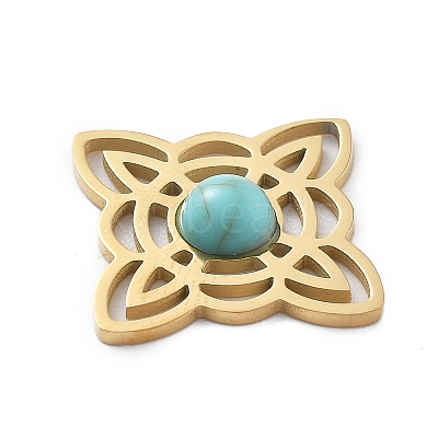 Synthetic Turquoise Pendants LS-STAS-I327-14G-02-1