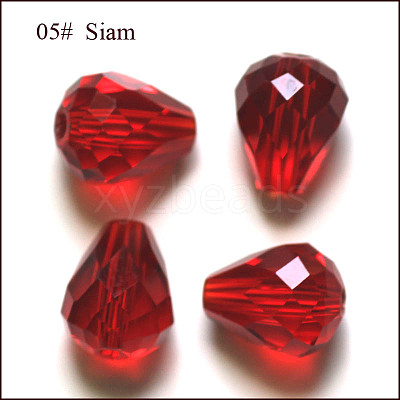 Imitation Austrian Crystal Beads SWAR-F062-10x8mm-05-1