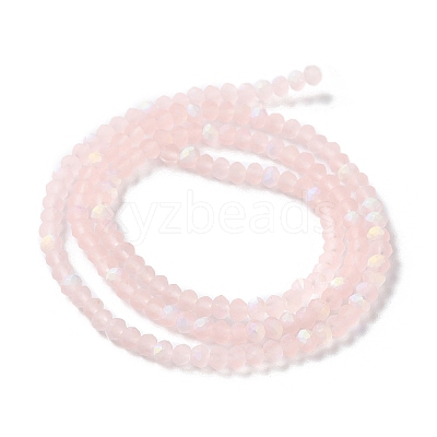 Imitation Jade Glass Beads Strands EGLA-A034-T2mm-MB22-1