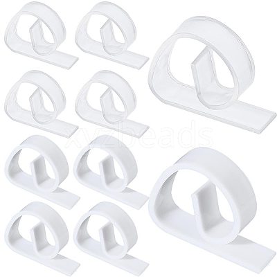 28Pcs 2 Colors Plastic Tablecloth Clips AJEW-GF0007-22-1