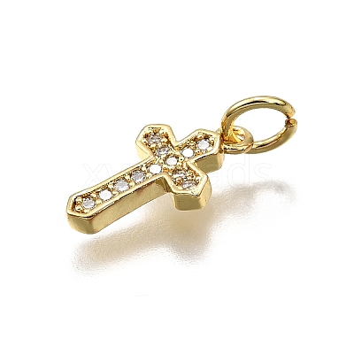 Brass Micro Pave Cubic Zirconia Pendants LS-KK-Z100-39G-04-1