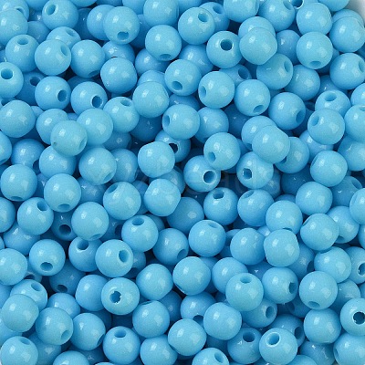 Opaque Acrylic Beads SACR-A007-01C-07-1