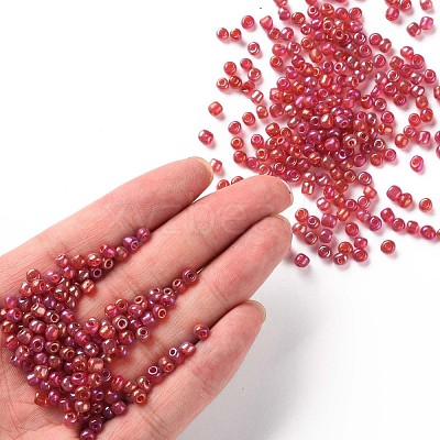 Round Glass Seed Beads SEED-A007-4mm-165-1