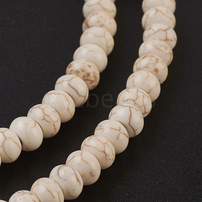 Synthetic Turquoise Beads Strands TURQ-G109-6x4mm-07-1