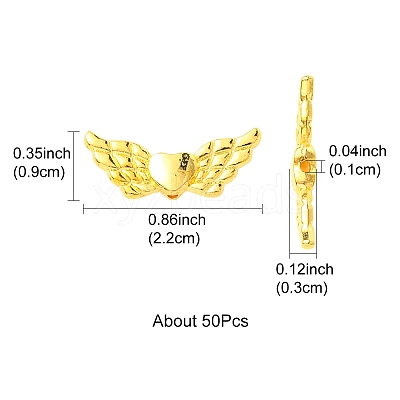 50Pcs Alloy Beads FIND-FS0002-47-1