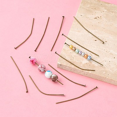 Iron Flat Head Pins IFIN-R217-0.7x50-AB-NF-1