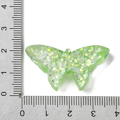 Spray Painted Resin Decoden Cabochons RESI-C045-07B-1