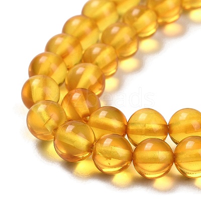 Natural Amber Beads Strands G-L584-02-1