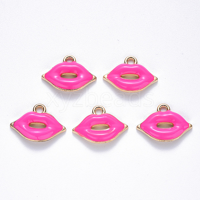 Alloy Enamel Pendants X-ENAM-S121-093A-1