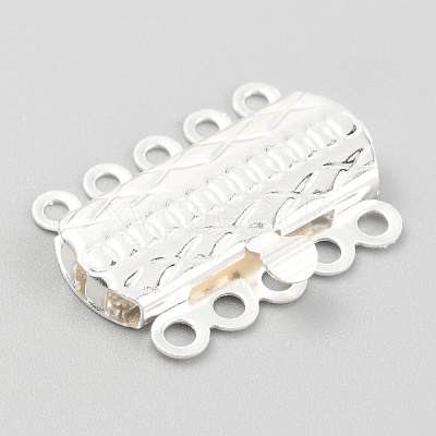 304 Stainless Steel Box Clasps STAS-H151-17S-1