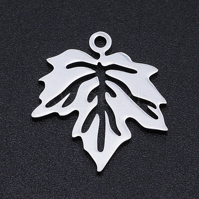 Non-Tarnish Autumn Theme 201 Stainless Steel Pendants STAS-N090-JN822-1-1