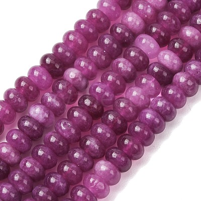 Natural White Jade Beads Strands X-G-E507-01-06-1