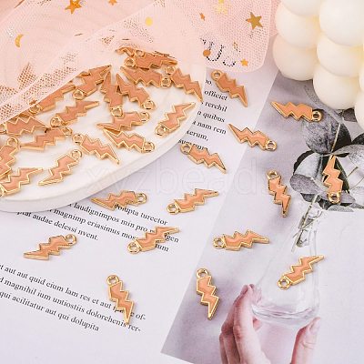 Alloy Enamel Pendants ENAM-N054-025O-1