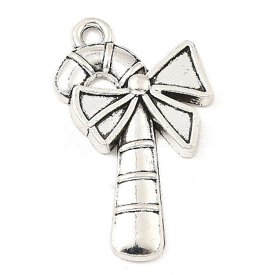 Tibetan Style Alloy Pendant Settings for Enamel FIND-E041-32AS-1