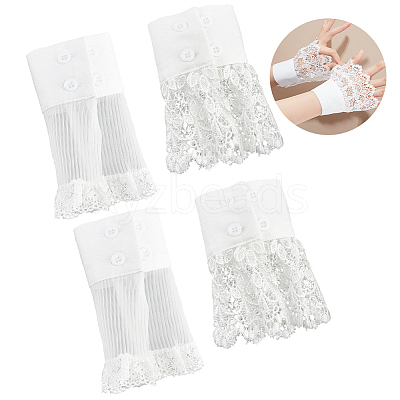4pcs 2 Style Polyester Oversleeves AJEW-NB0004-02A-1