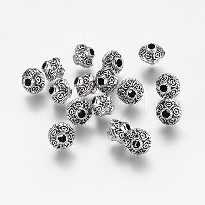 Tibetan Style Alloy Beads X-TIBEB-5981-LF-2-1