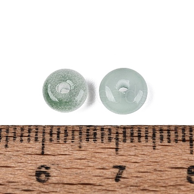 Baking Paint Imitation Jade Glass Beads GL-N006-01A-13-1