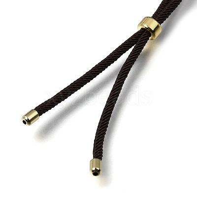 2.5MM Adjustable Braided Nylon Cords Necklace Making FB-CBAA152-02G-37-1