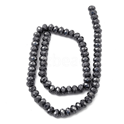 Synthetic Terahertz Stone Beads Strands G-H327-N03-01-1