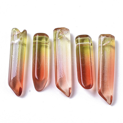 Two Tone Glass Beads GLAA-S167-13-1
