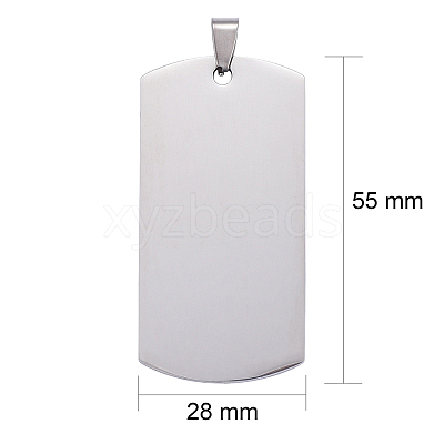 Tarnish Resistant 304 Stainless Steel Big Pendants LS-STAS-I140-19A-S-1