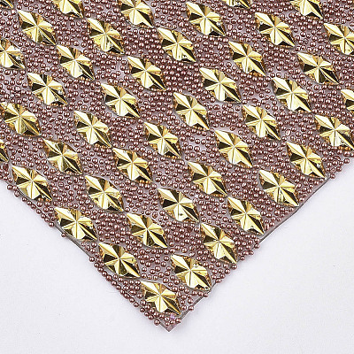 Glitter Hotfix Resin Rhinestone RB-T012-20E-1