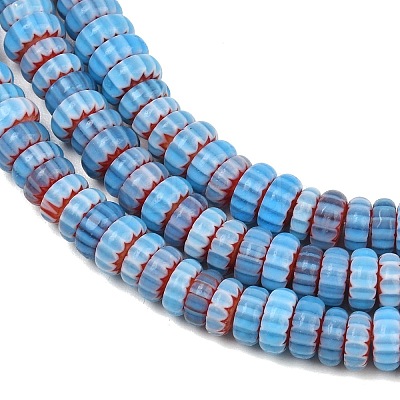 Handemade Millefiori Lampwork Beads LAMP-D009-01A-05-1