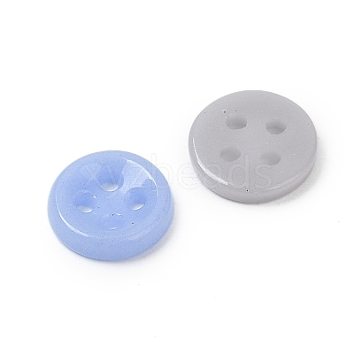 4-Hole Glass Buttons PORC-R010-01C-1