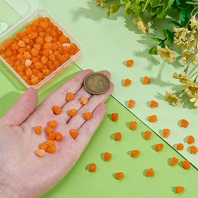 150Pcs Opaque Resin Beads RESI-PH0002-76B-1