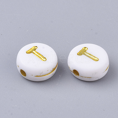 Plating Acrylic Beads X-PACR-R242-01T-1