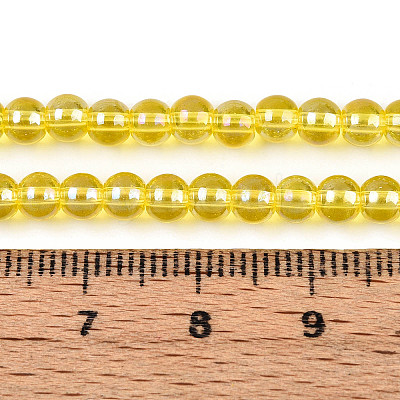 Electroplate Transparent Glass Beads Strands LS-GLAA-T032-T4mm-AB12-A-1
