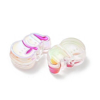 UV Plating Acrylic Beads X-OACR-Z021-02H-1
