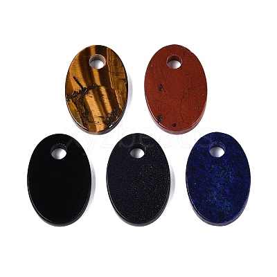 Natural & Synthetic Mixed Stone Pendants G-Q607-04-1