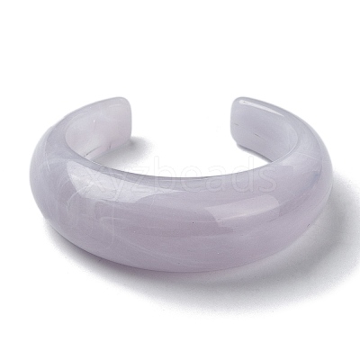 Plain Resin Cuff Bangles BJEW-B074-02B-1