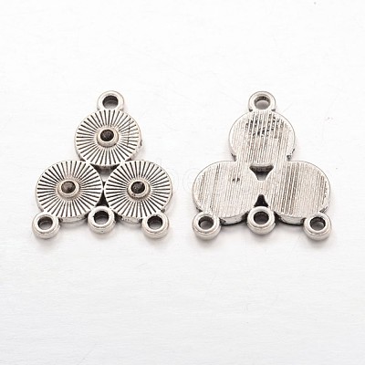 Alloy Rhinestone Connector Settings X-EA10684Y-1