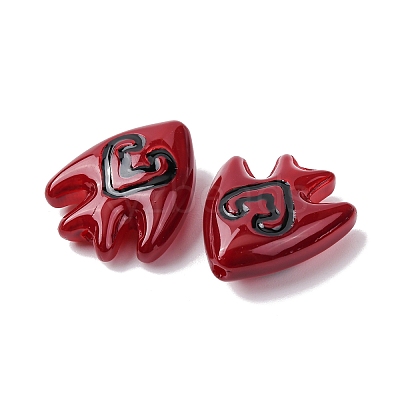 Handmade Glass Enamel Beads GLAA-K070-05-1