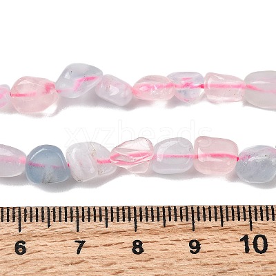 Natural Morganite Beads Strands G-P601-A03-02-1