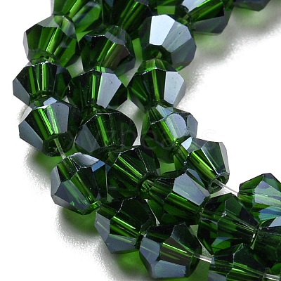 Transparent Electroplate Glass Beads Strands EGLA-A039-T2mm-A25-1